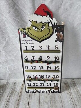 Grinch Christmas Countdown Christmas Decor New